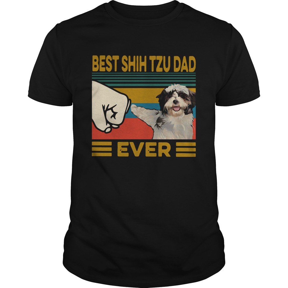 Best Shih Tzu Dad Ever Vintage shirt
