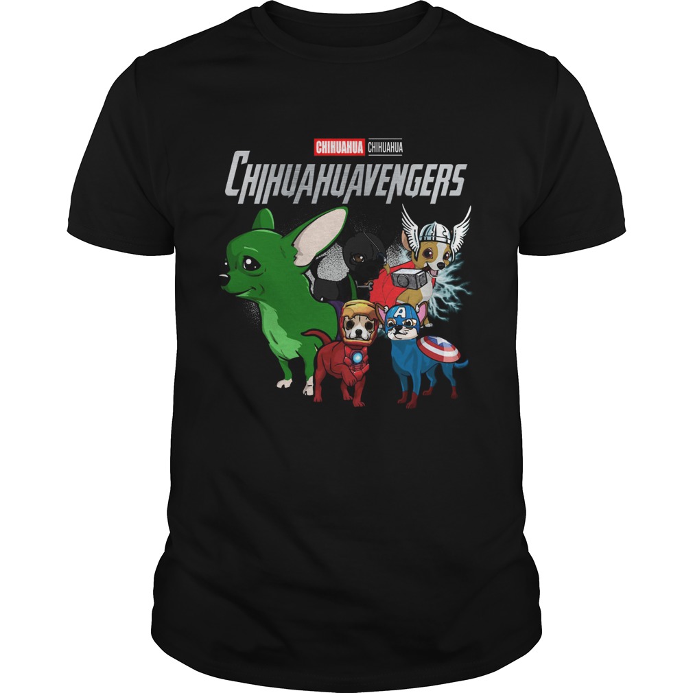 Chihuahua Chihuahuavengers Marvel Avengers shirt