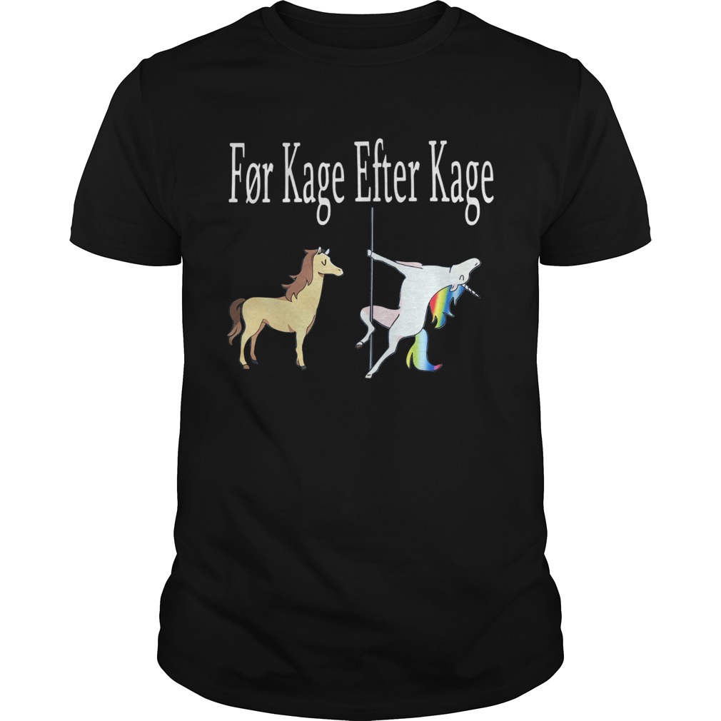 Horse And Unicorn Fr Kage Efter Kage shirt