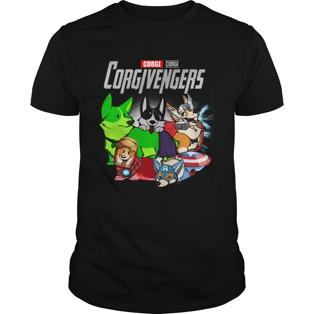 Marvel Avengers Corgi Corgivengers shirt