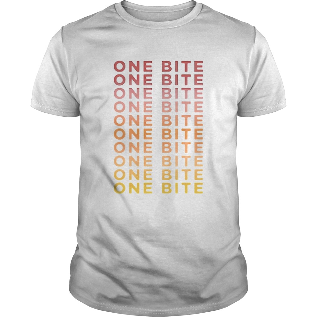 One Bite Gradient Cropped 2020 shirt