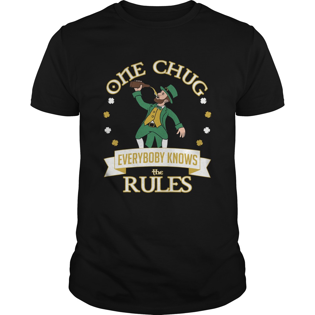 One Chug Leprechaun 2020 shirt