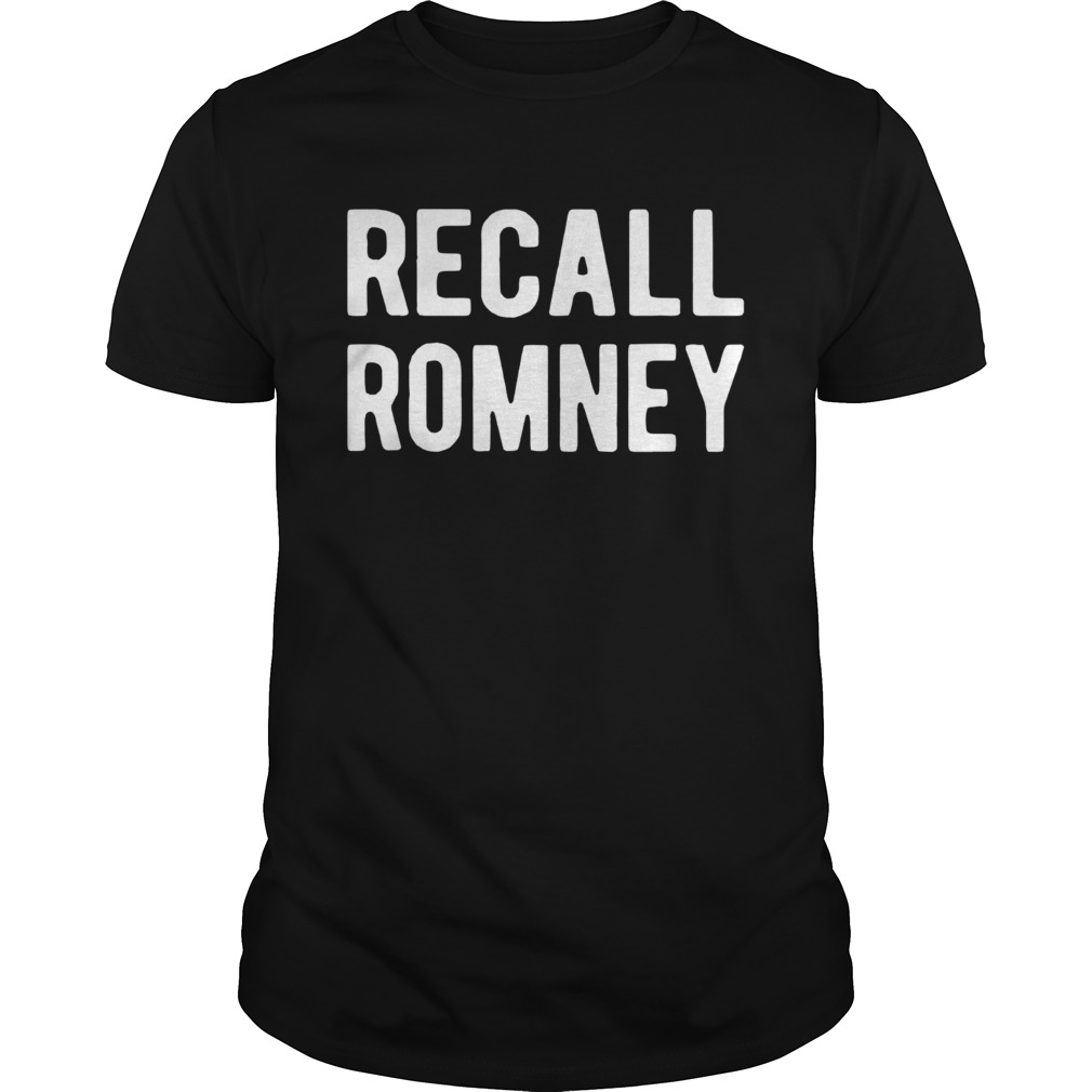 Recall Romney 2020 shirt
