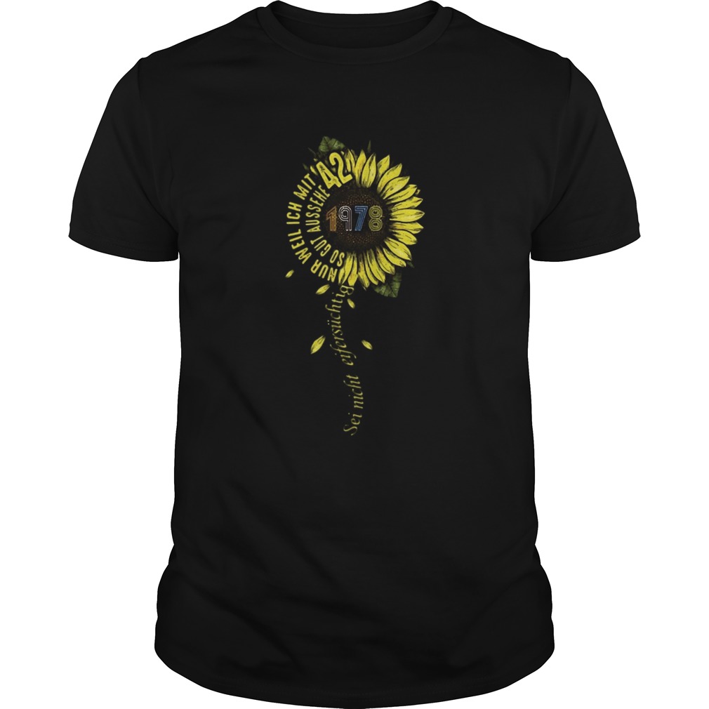 Sei nicht eiferschtig 1978 Sunflower shirt