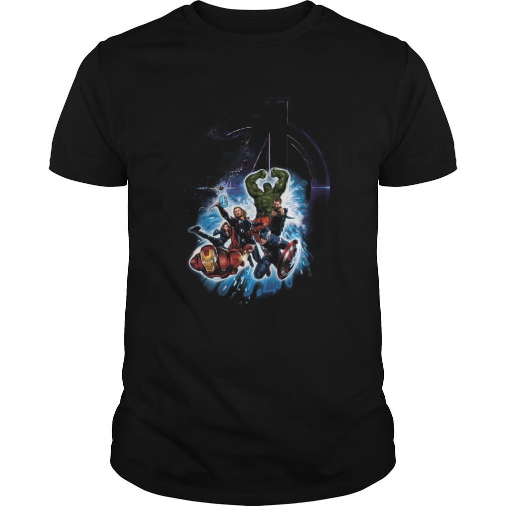 Avengers Iron Man Captain America Hulk Thor Black Widow shirt