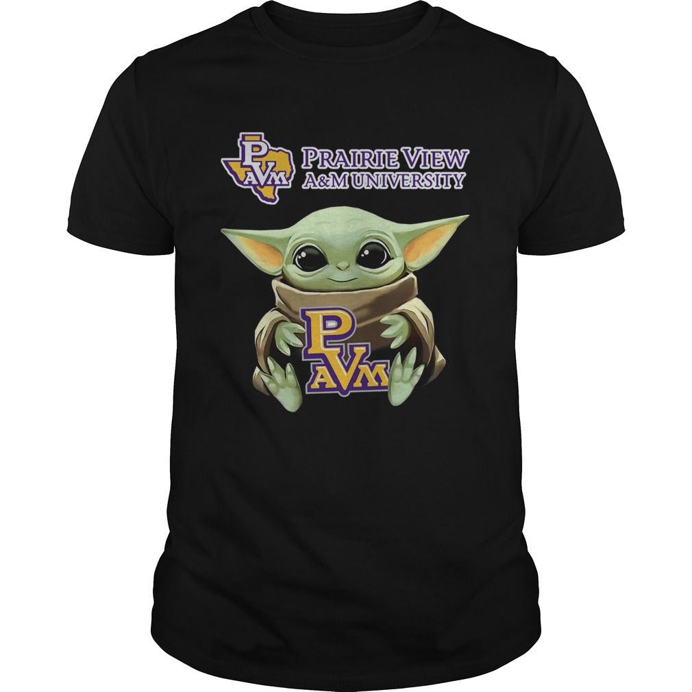 Baby Yoda Prairie View AM University shirt
