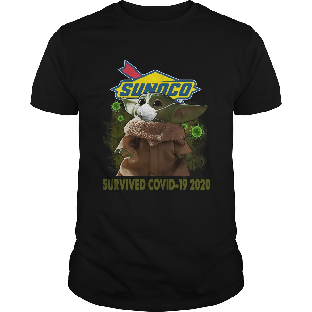 Baby Yoda Sunoco Survived Covid 19 2020 shirt