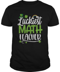 Beautiful Luckiest Math Ever Funny St Patrick Day  Unisex