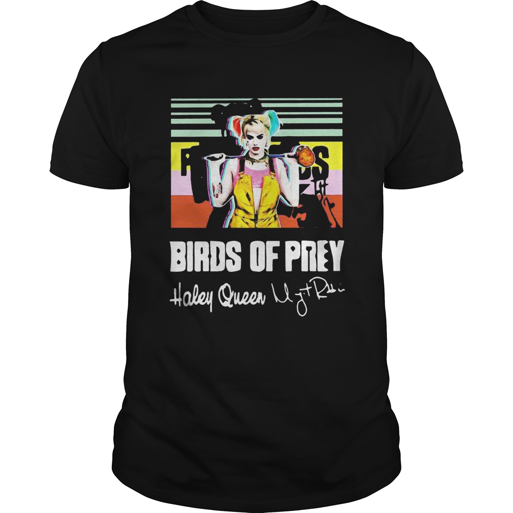 Birds of Prey Quinn signature vintage shirt