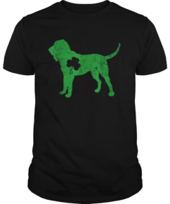 Bloodhound Irish Clover St Patrick Day Leprechaun Dog  Unisex