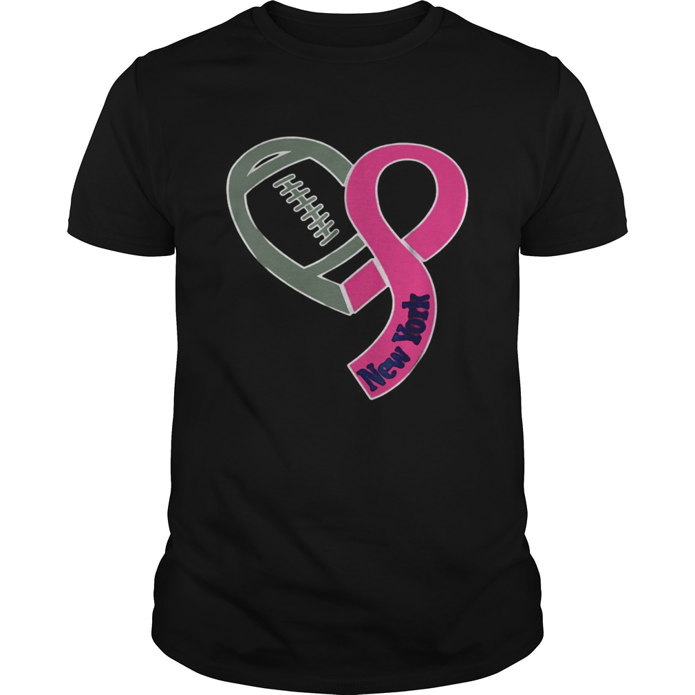 Breast Cancer Awareness New York Football shirt