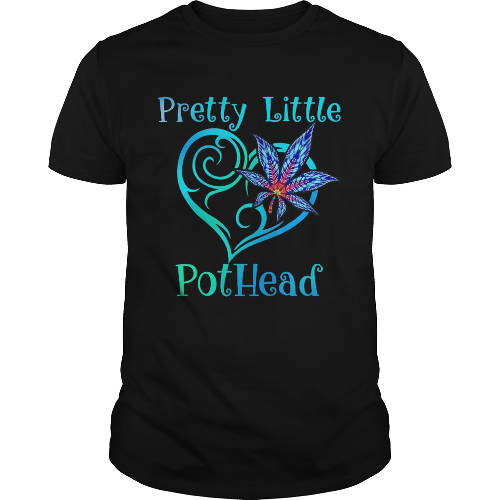 Cannabis Pretty Little Pothead Heart shirt