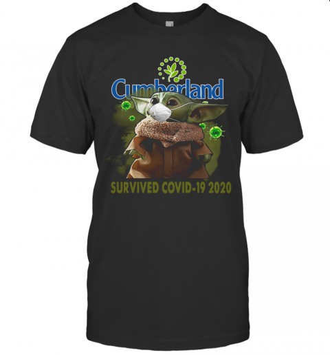 Cute Baby Yoda Cumberland Farms Survived Covid 19 2020 T-Shirt