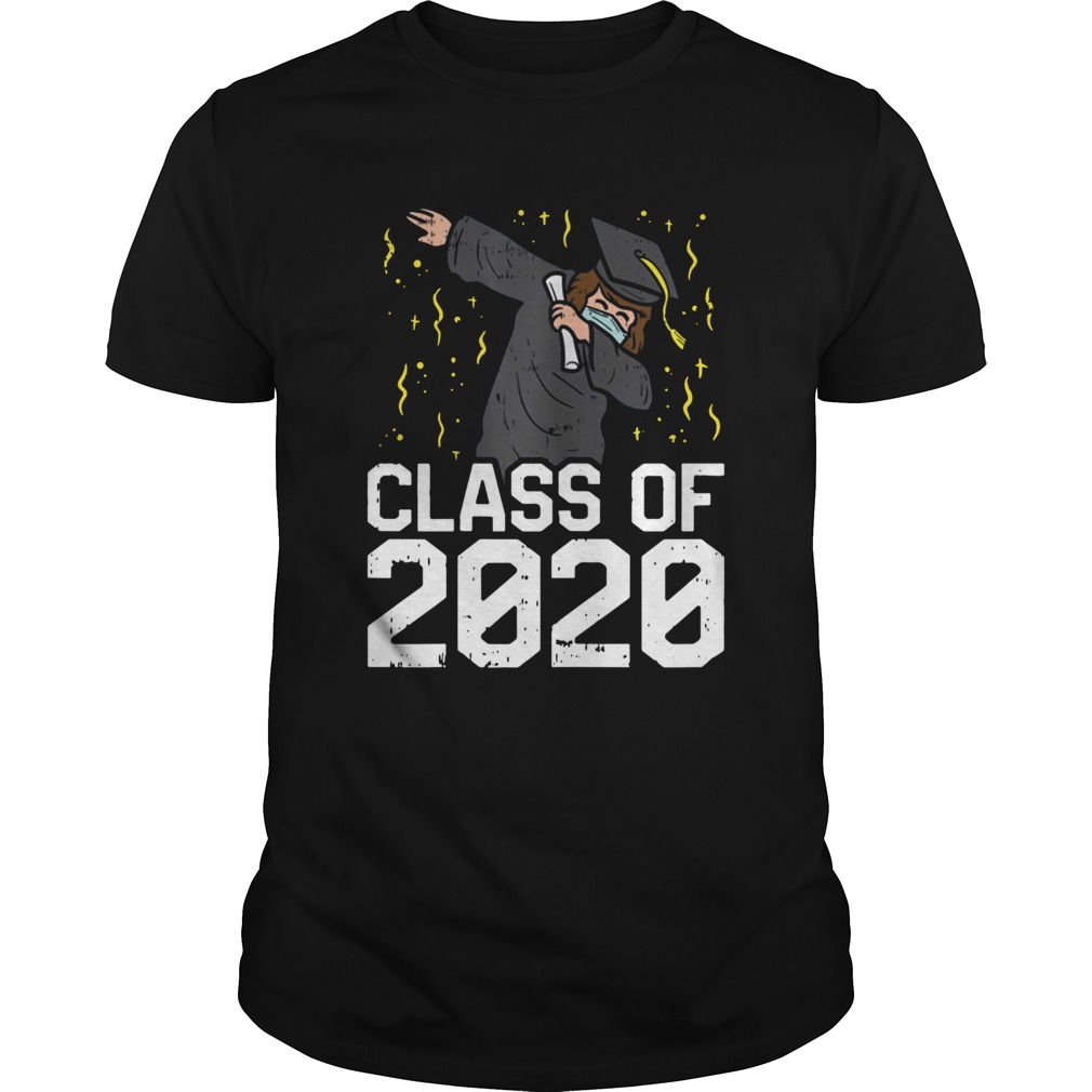 Dabbing Graduate Class Of 2020 Funny Social Distancing shirt