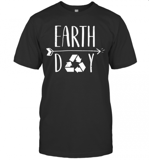 Earth Day 50Th Anniversary Cute Vintage Recycling T-Shirt
