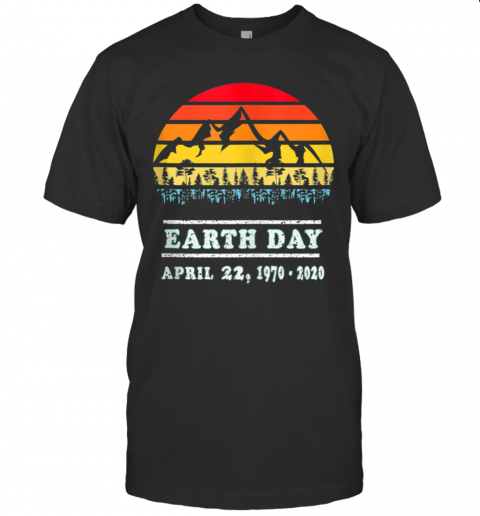 Earth Day April 22 19702020 Vintage 50Th Earth Day T-Shirt