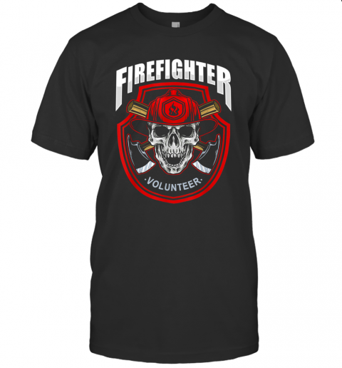 Firefighter Vintage Volunteer Fire Department Fireman T-Shirt