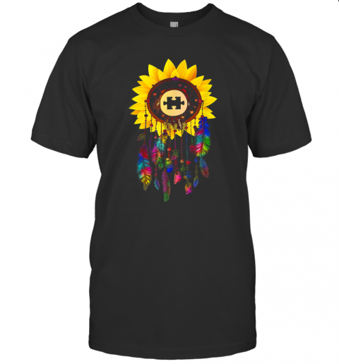Flower Dreamcatcher Autism Awareness T-Shirt