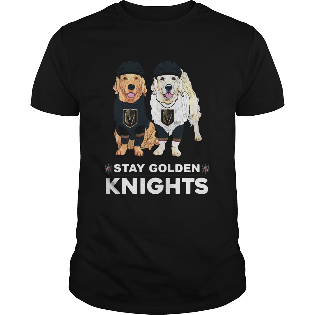 Golden Terrier Stay Golden Knights shirt