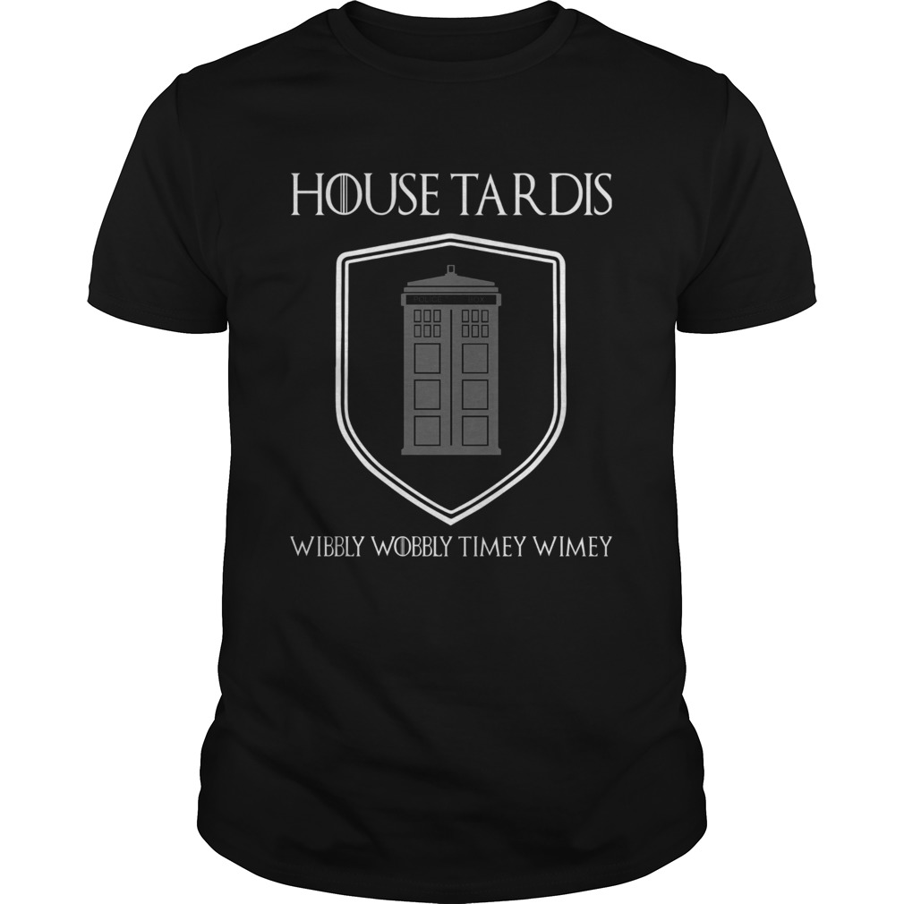 House Tardis Wibbly Wobbly Timey Wimey shirt