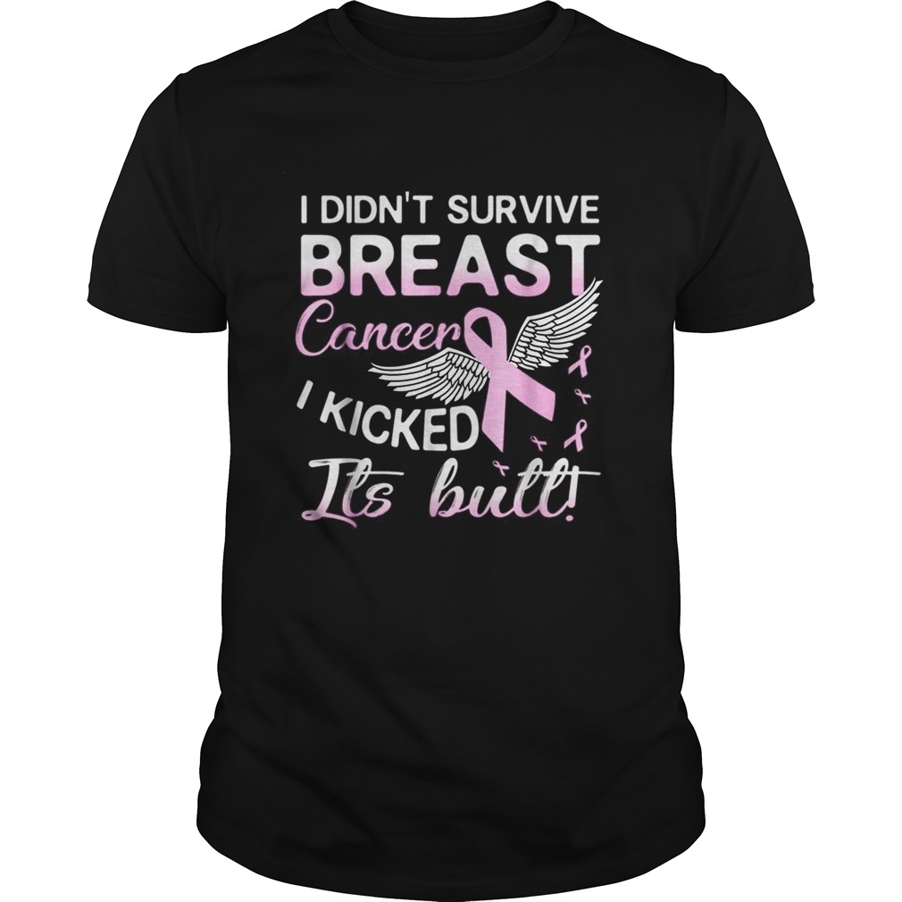 I Didnt Survive Breast Cancer I Kicked Its Butt shirt