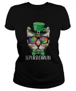 Lepurrchaun Purr Cat Sunglasses Shamrock  Classic Ladies