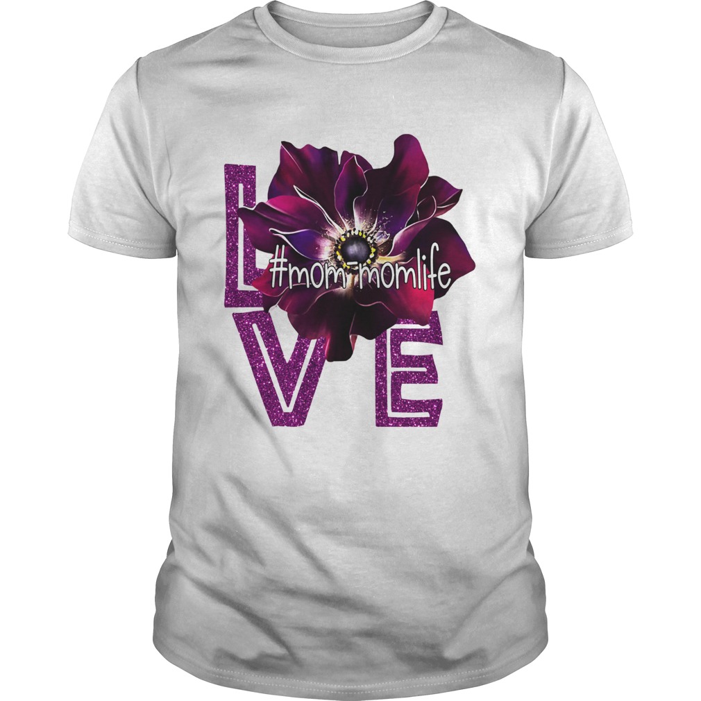 Love Momlife Anemone purple shirt
