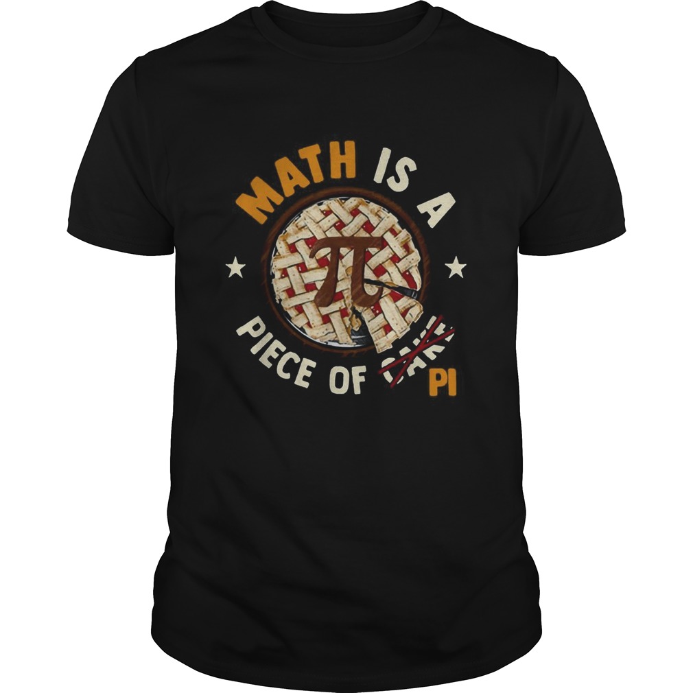 Math Is A Piece Of Cake Apple Pi Happy Pi Day 2020 shirt