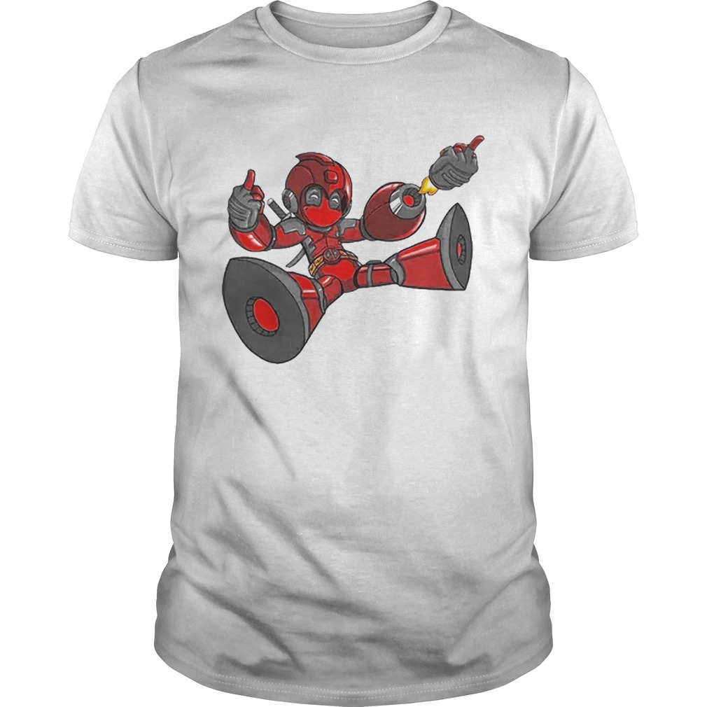 Megaman Deadpool Capcom And Marvel Mashup shirt