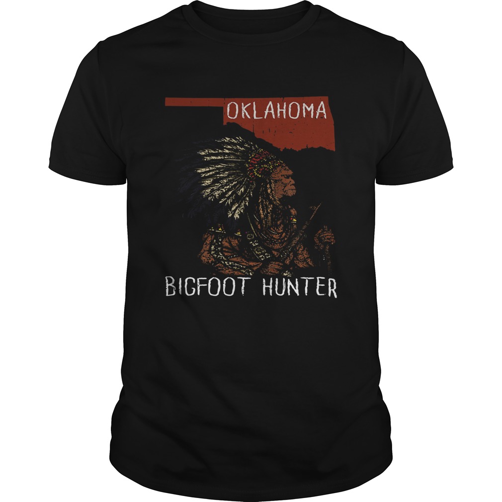 Oklahoma Bigfoot hunter shirt