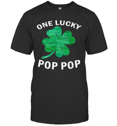 One Lucky Pop Pop Vintage St Patrick Day T-Shirt