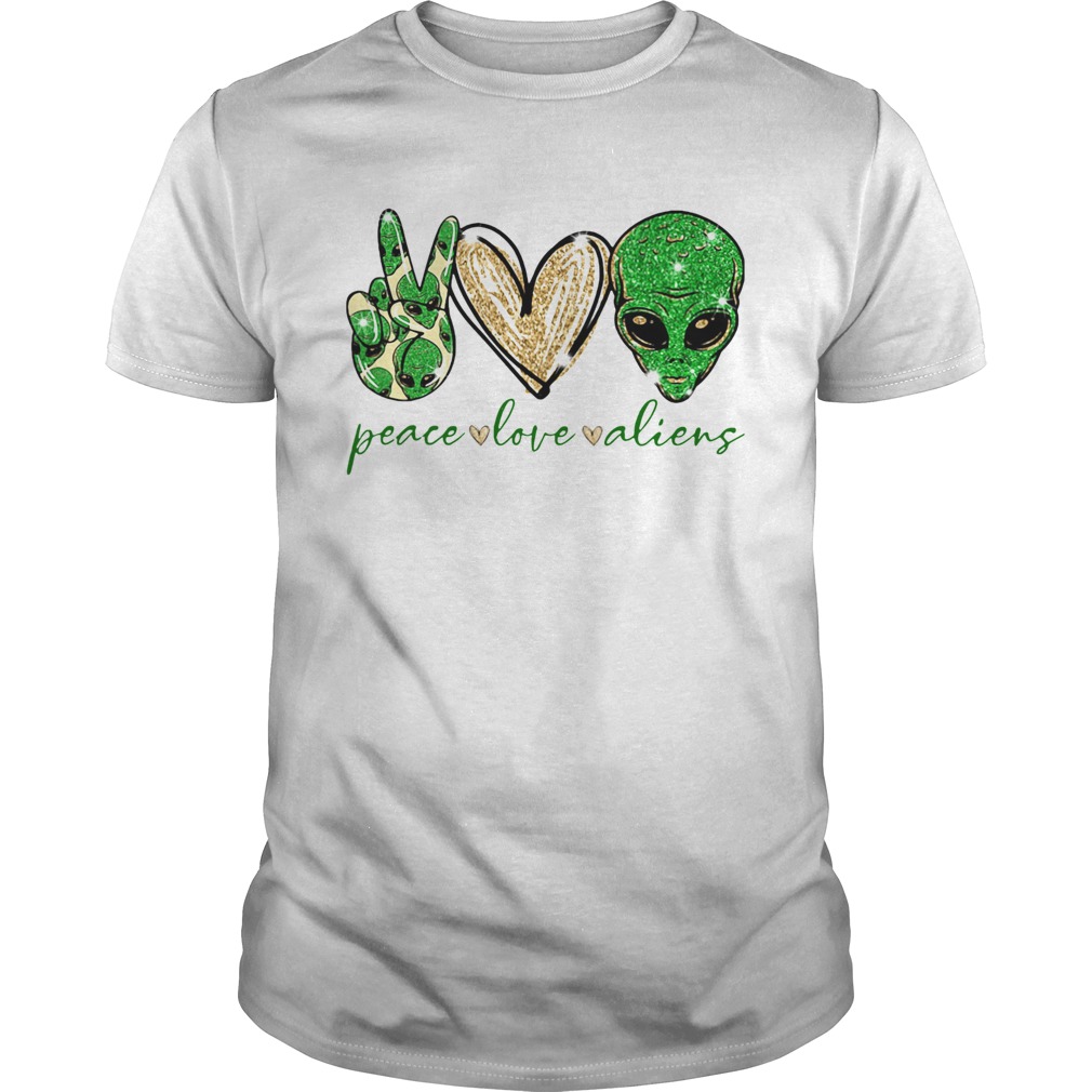 Peace Love Aliens shirt