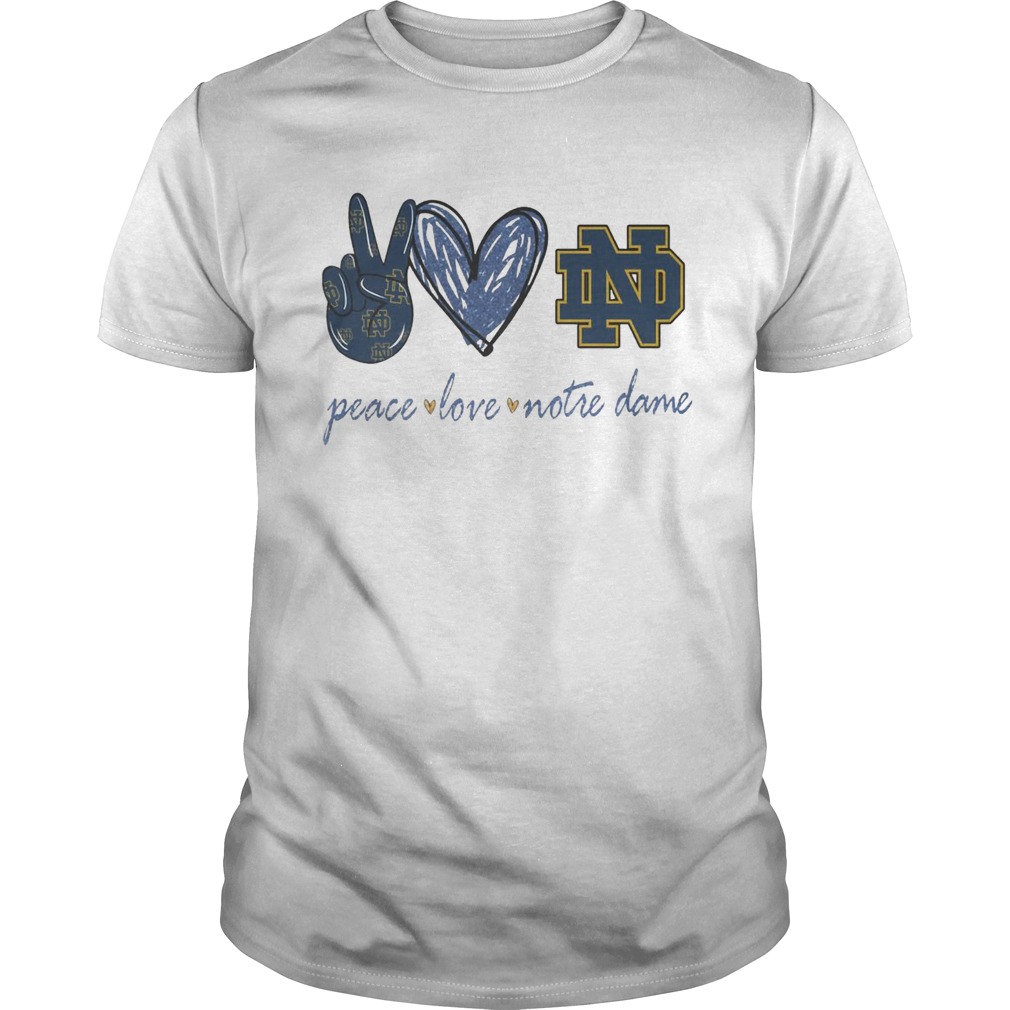 Peace Love Notre Dame shirt