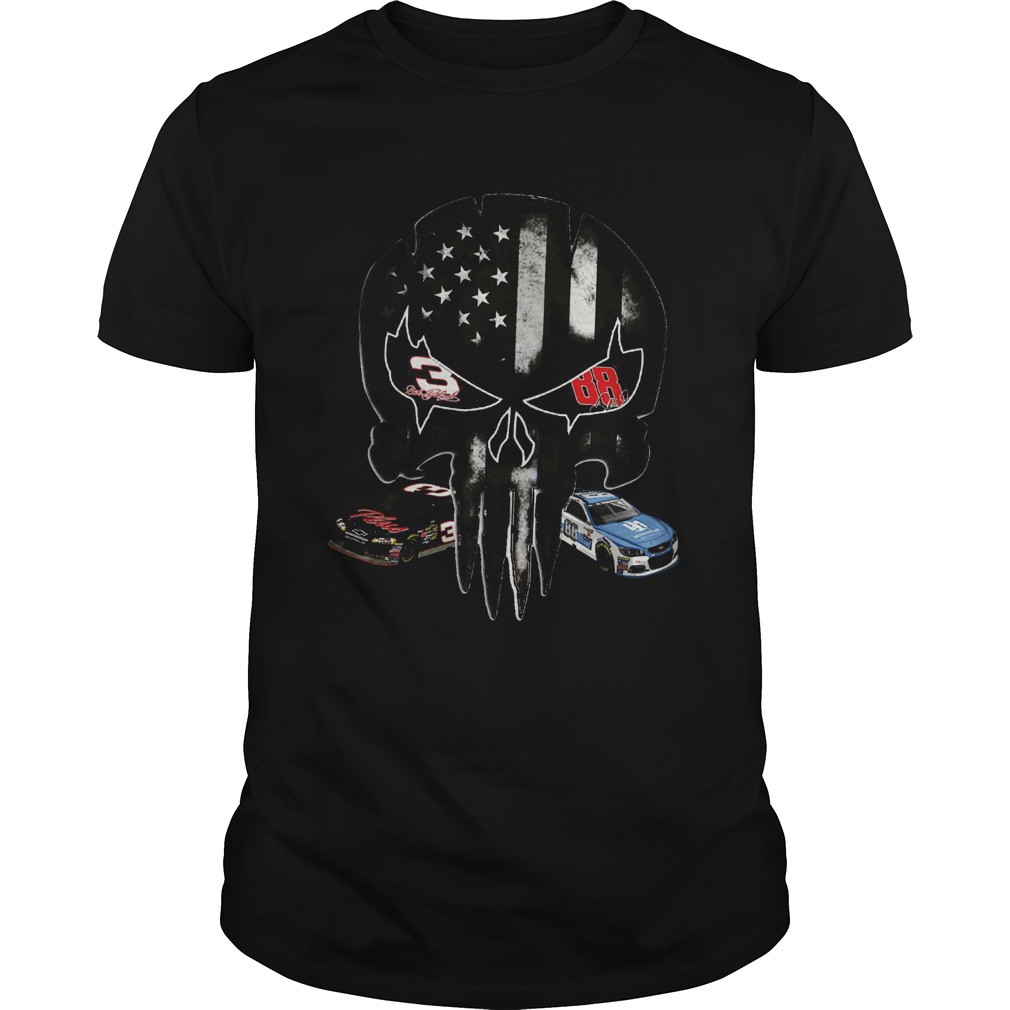Punisher American flag Austin Dillon and Alex Bowman signature shirt