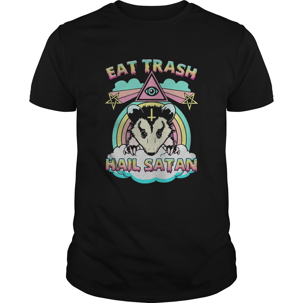 Rat Eat Trash Hail Satan shirt