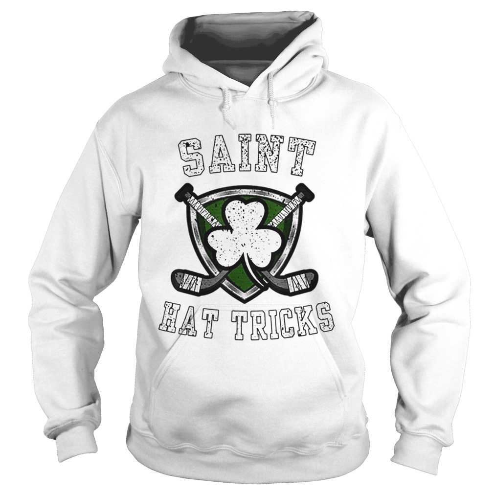 Hat Trick's Day Youth Long Sleeve T-Shirt St Patricks Hockey Happy St 