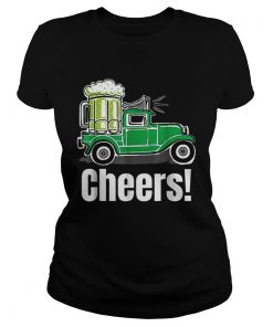 Truck Green Beer St Patricks Day  Classic Ladies