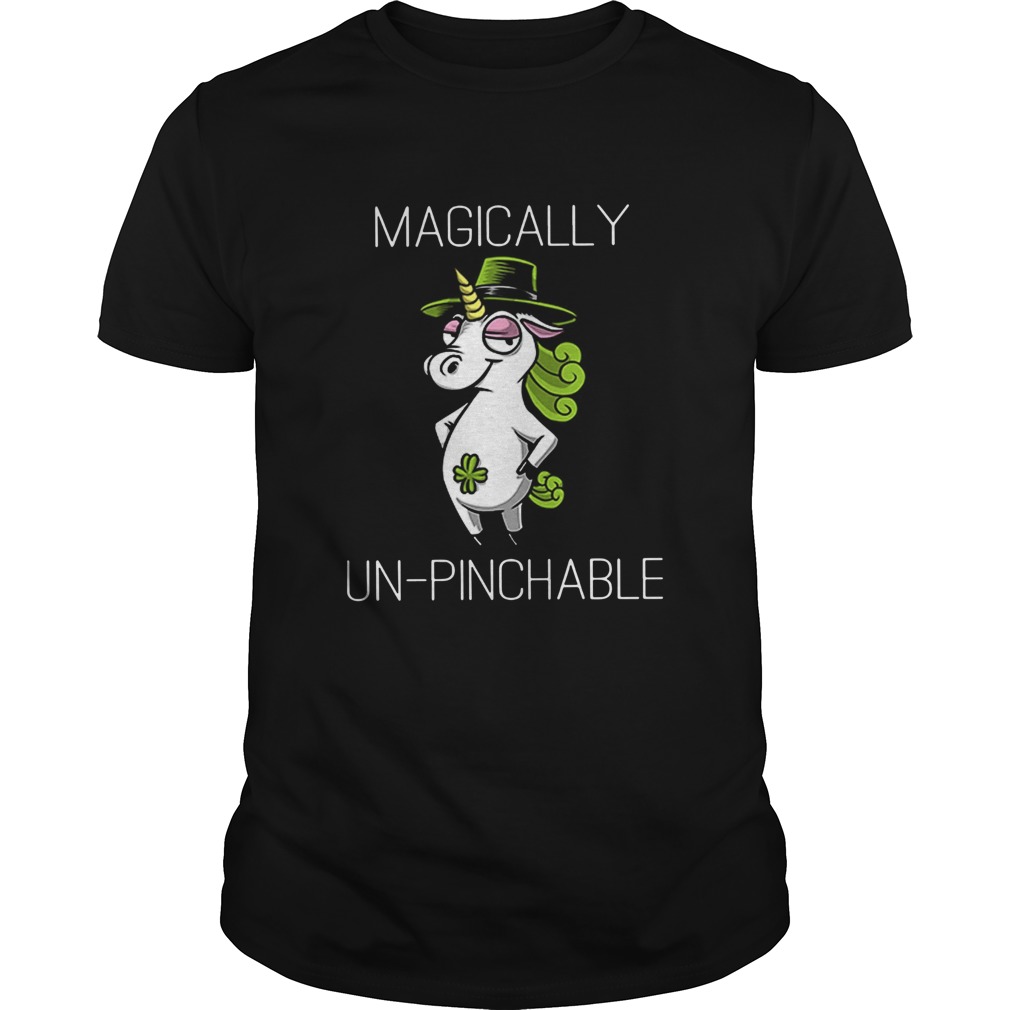 Unicorn St Patricks Day Magically Unpinchable shirt