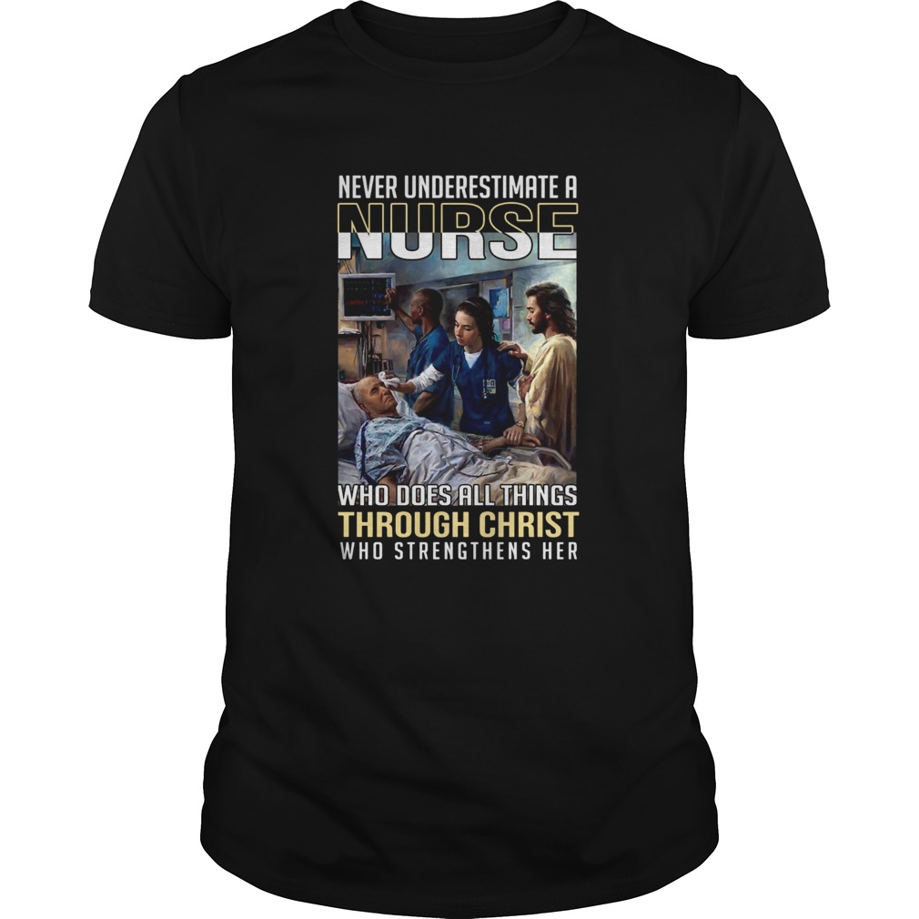 Coronavirus Never Underestimate A Nurse shirt
