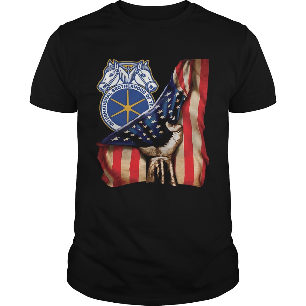 International Brotherhood Of Teamsters America Flag shirt