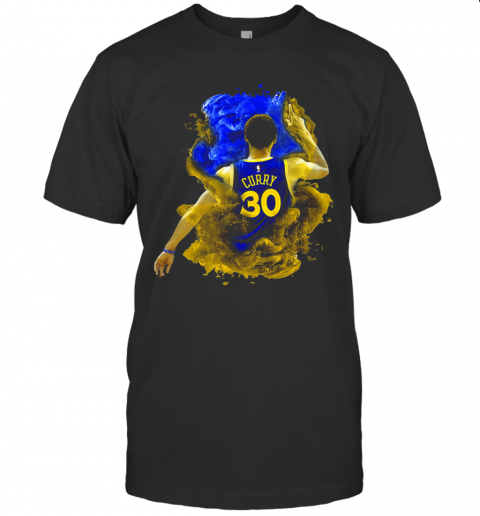 Stephen Curry Golden State Warriors Retro Vintage Jersey Closeup Graphic  Design T-Shirt