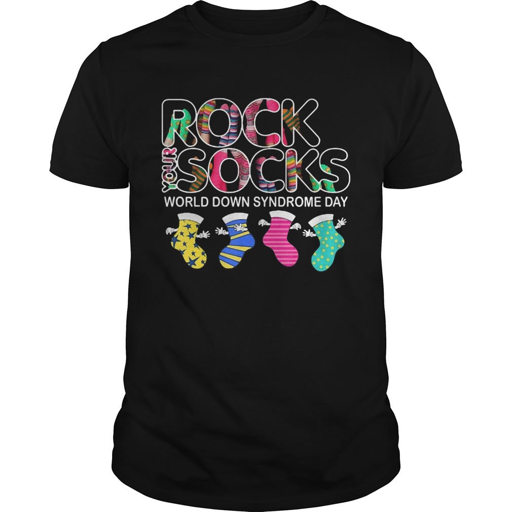 World Down Syndrome Day Rock Socks shirt