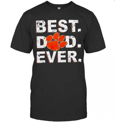 Best Dad Ever Father'S Day Clemson T-Shirt