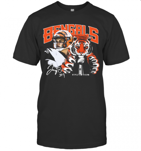 Cincinnati Bengals 9 Joe Burrow Super Bowl Champions T-Shirt - Kingteeshop