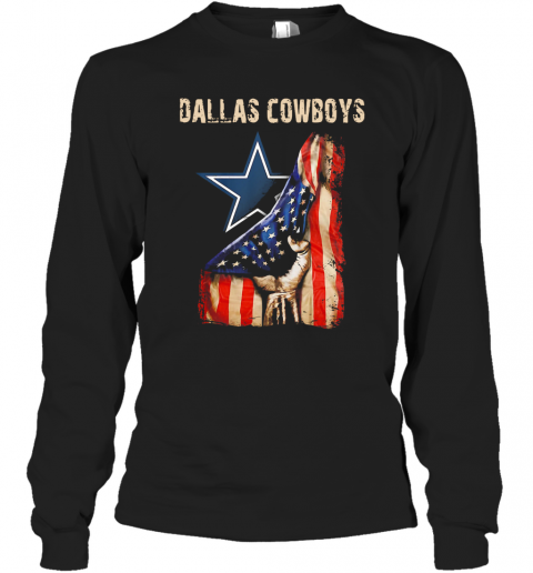 dallas cowboys american flag shirt