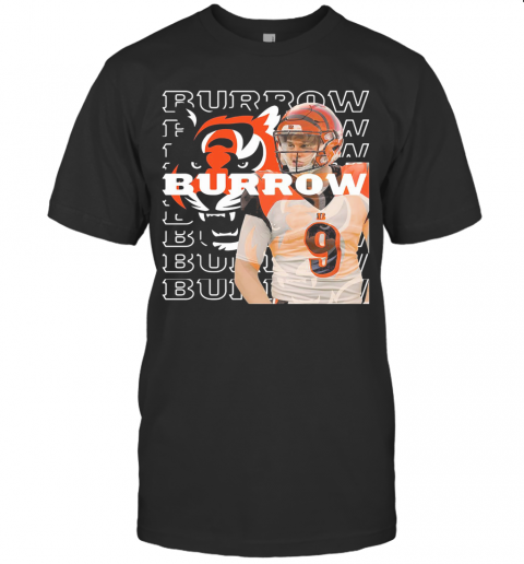 Joe Burrow Cincinnati Bengals 9 T-Shirt - Kingteeshop