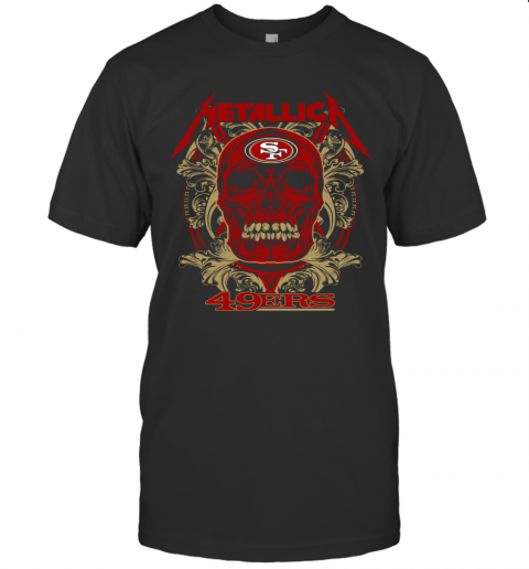 Skull Metallica San Francisco 49Ers T-Shirt