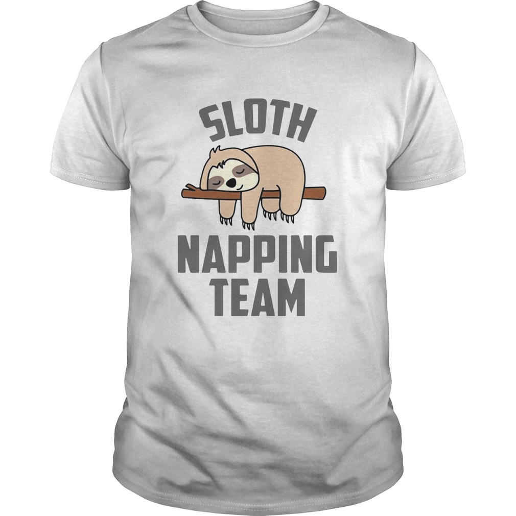 Sloth Napping Team shirt