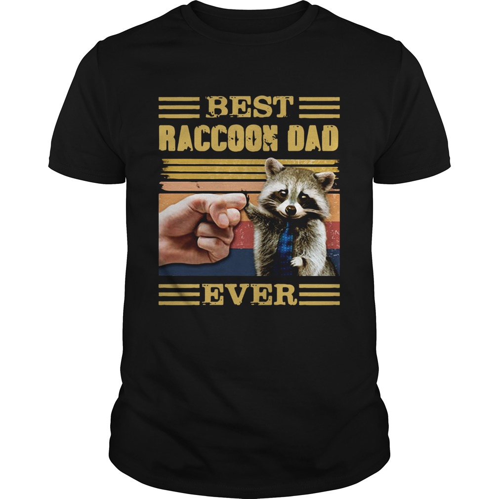 Best Raccoon Dad Ever Vintage shirt
