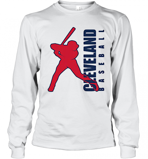 Cleveland Indians Baseball Long Sleeve  Shirt 